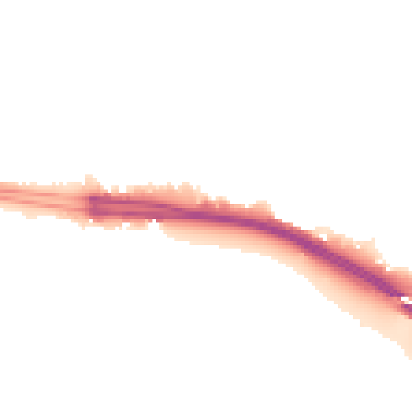 Night-time road noise heatmap for SO15 0HW