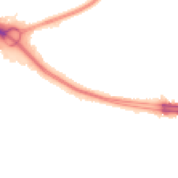 Night-time road noise heatmap for SO15 0JZ