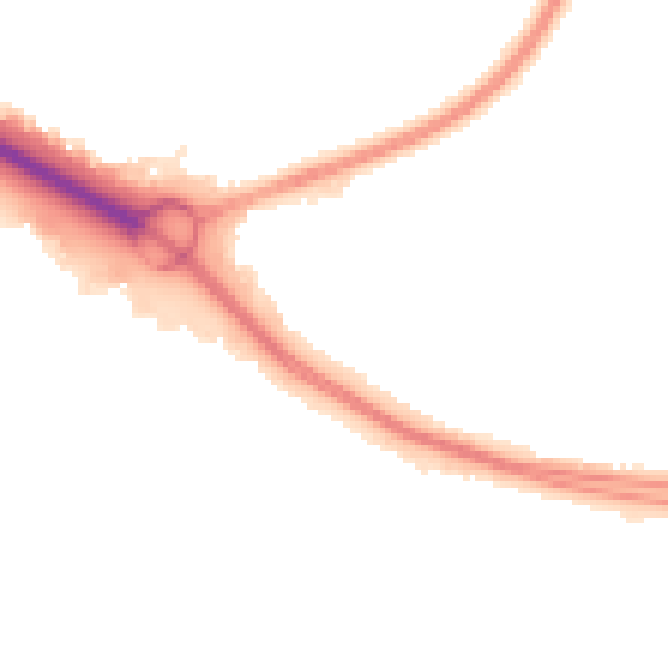 Night-time road noise heatmap for SO15 0LA