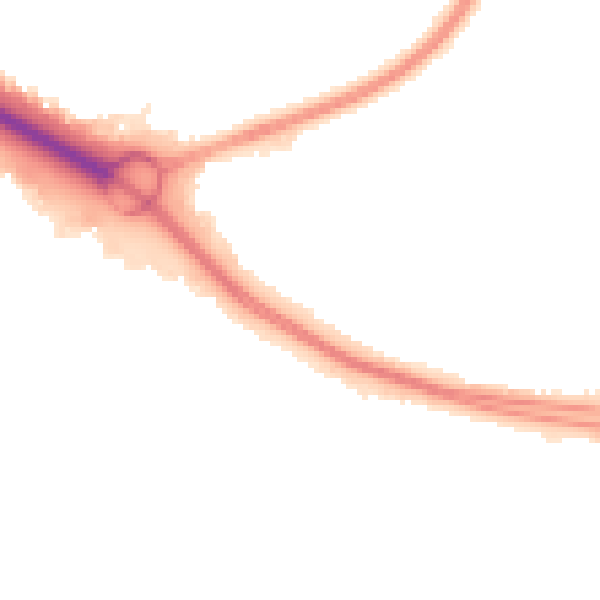 Night-time road noise heatmap for SO15 0LN