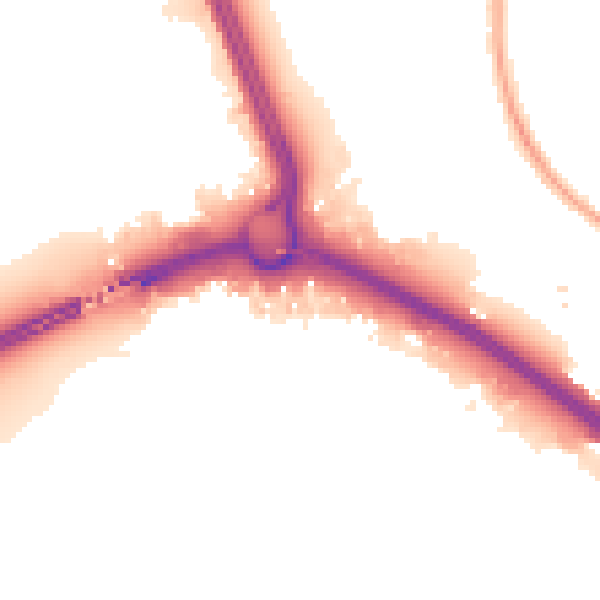 Night-time road noise heatmap for SO15 0NG