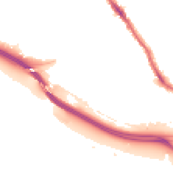 Night-time road noise heatmap for SO15 1HQ