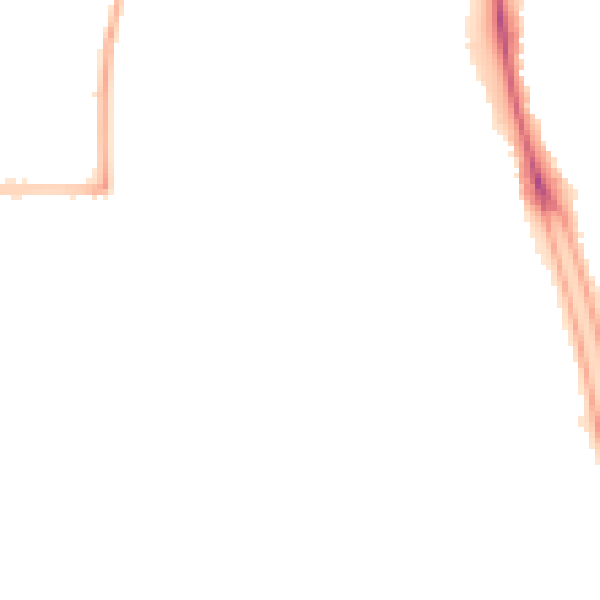 Night-time road noise heatmap for SO15 2LX