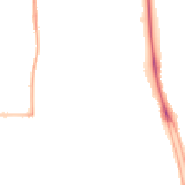 Night-time road noise heatmap for SO15 2PA