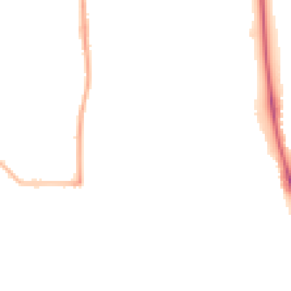 Night-time road noise heatmap for SO15 2RY