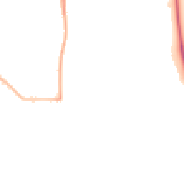 Night-time road noise heatmap for SO15 2RZ