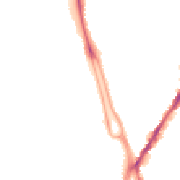 Night-time road noise heatmap for SO15 2TA