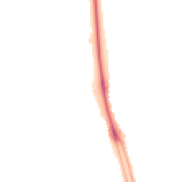 Night-time road noise heatmap for SO15 2TL
