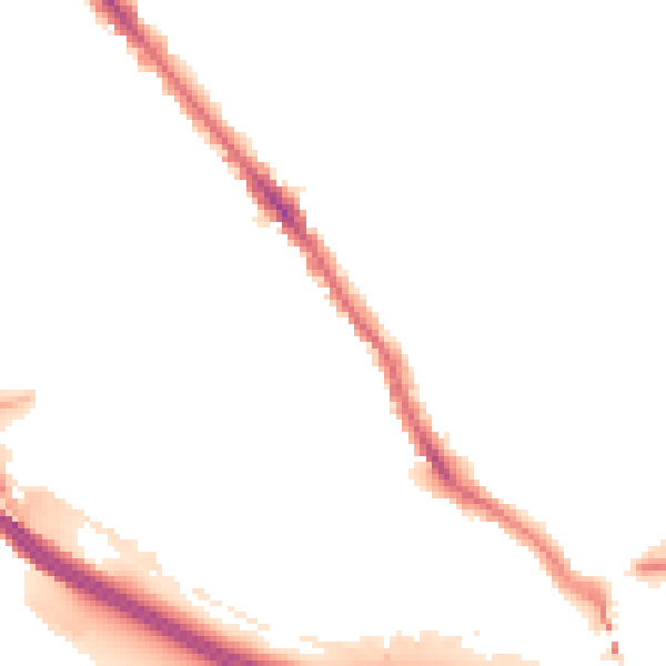 Night-time road noise heatmap for SO15 3AY