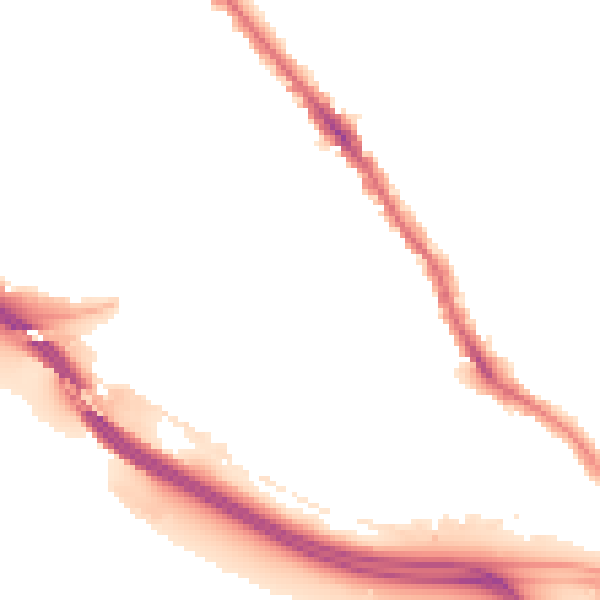Night-time road noise heatmap for SO15 3BG