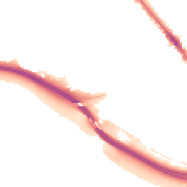 Night-time road noise heatmap for SO15 3BW