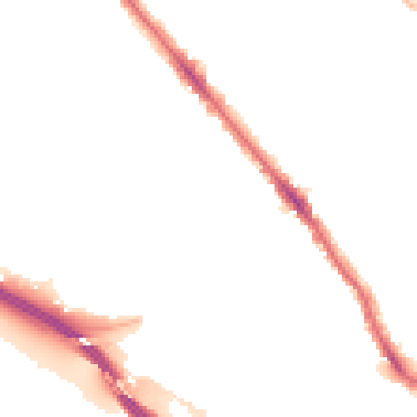 Night-time road noise heatmap for SO15 3DS