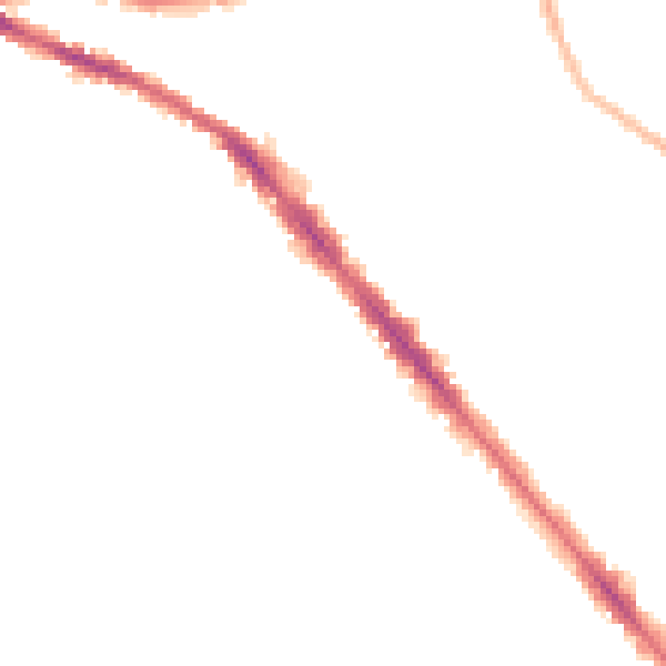 Night-time road noise heatmap for SO15 3LY