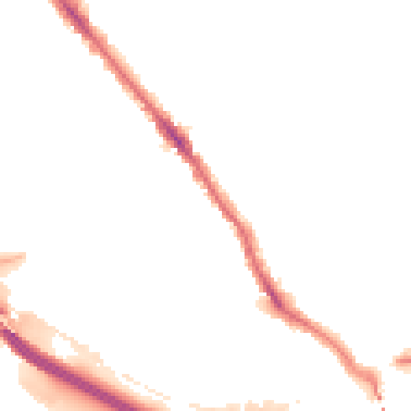 Night-time road noise heatmap for SO15 3RS