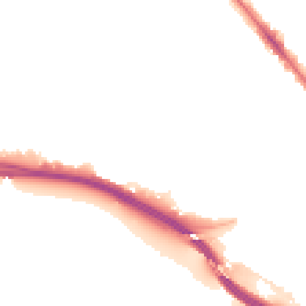 Night-time road noise heatmap for SO15 3SP