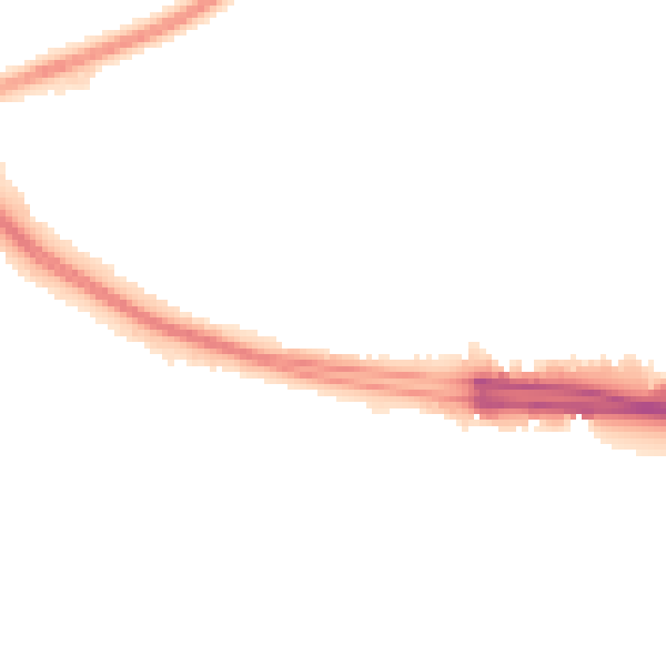 Night-time road noise heatmap for SO15 4JF