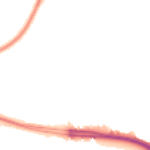 Night-time road noise heatmap for SO15 4LF