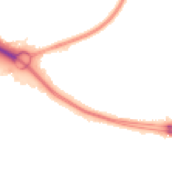 Night-time road noise heatmap for SO15 4PE