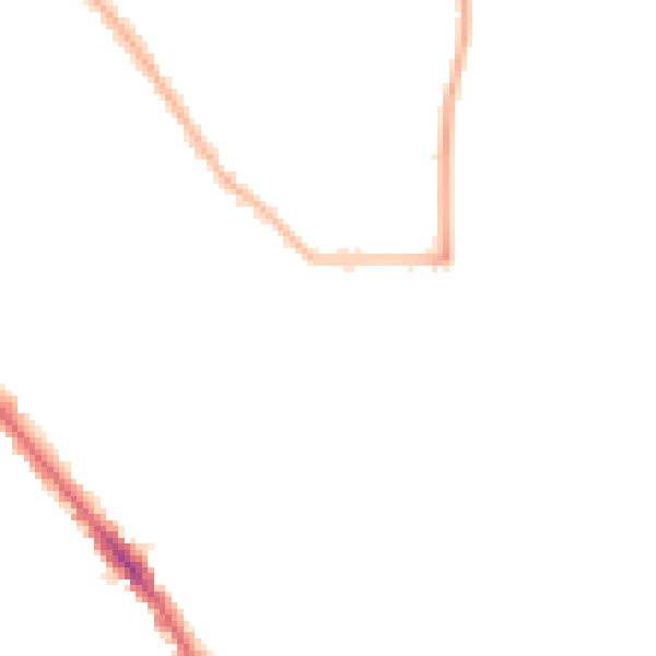 Night-time road noise heatmap for SO15 5AW