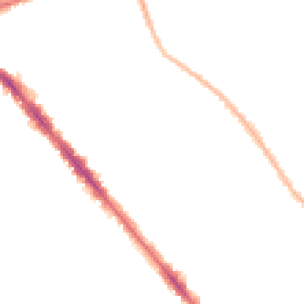Night-time road noise heatmap for SO15 5GF