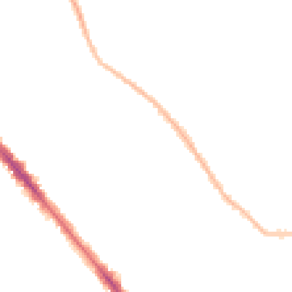 Night-time road noise heatmap for SO15 5GX