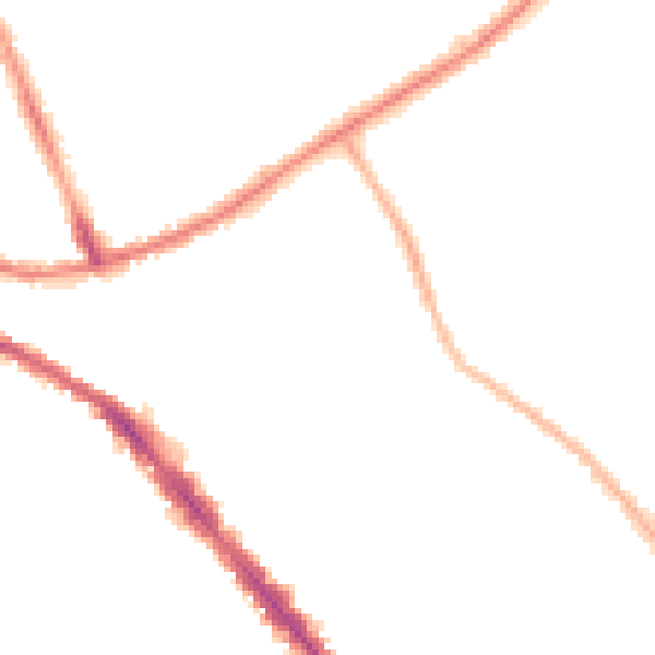 Night-time road noise heatmap for SO15 5QA