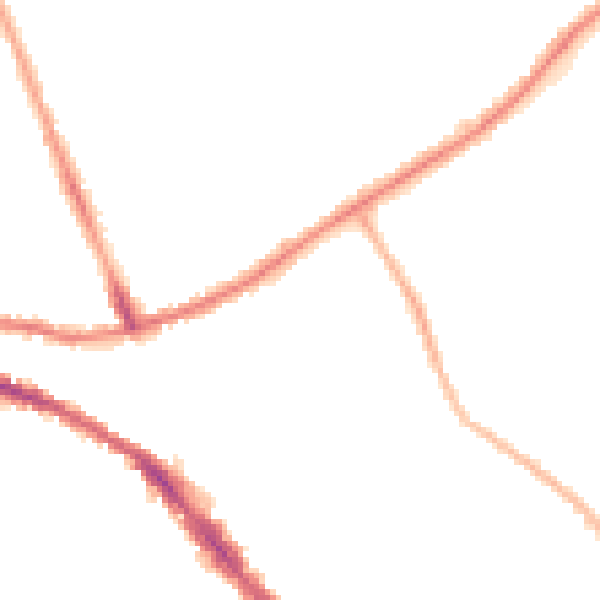 Night-time road noise heatmap for SO15 5QX