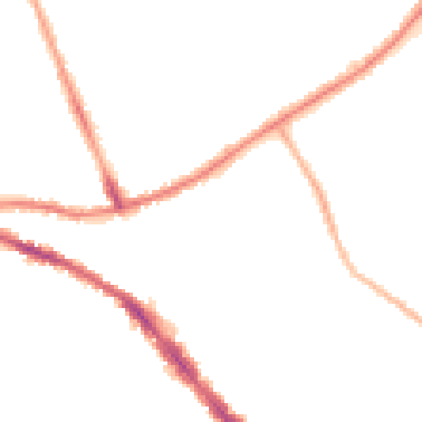 Night-time road noise heatmap for SO15 5SB