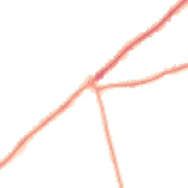 Night-time road noise heatmap for SO15 7AH
