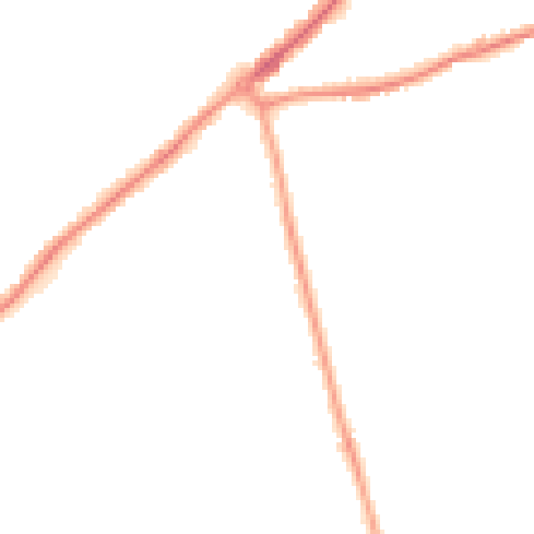 Night-time road noise heatmap for SO15 7PB
