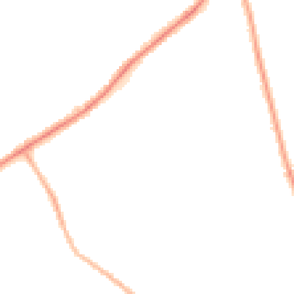 Night-time road noise heatmap for SO15 7QU