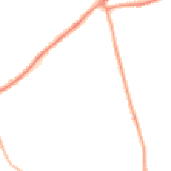 Night-time road noise heatmap for SO15 7RL