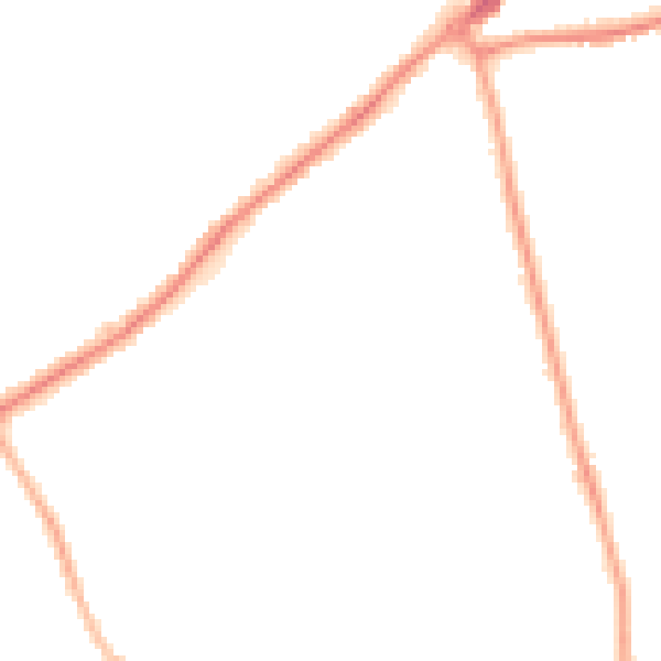 Night-time road noise heatmap for SO15 7RS