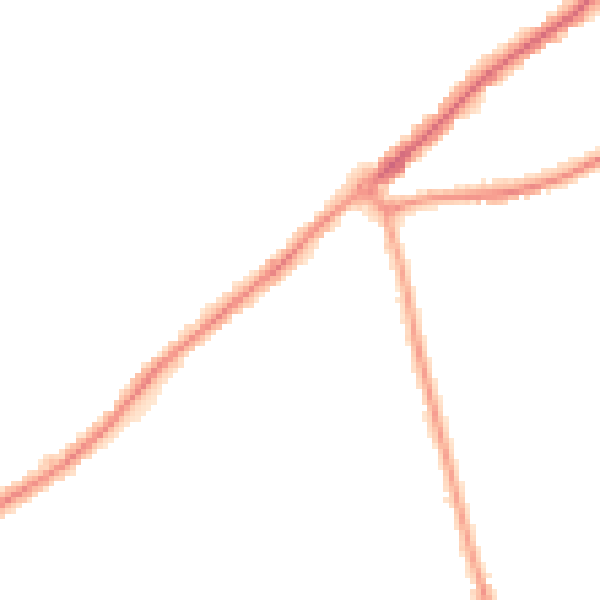 Night-time road noise heatmap for SO15 7RX