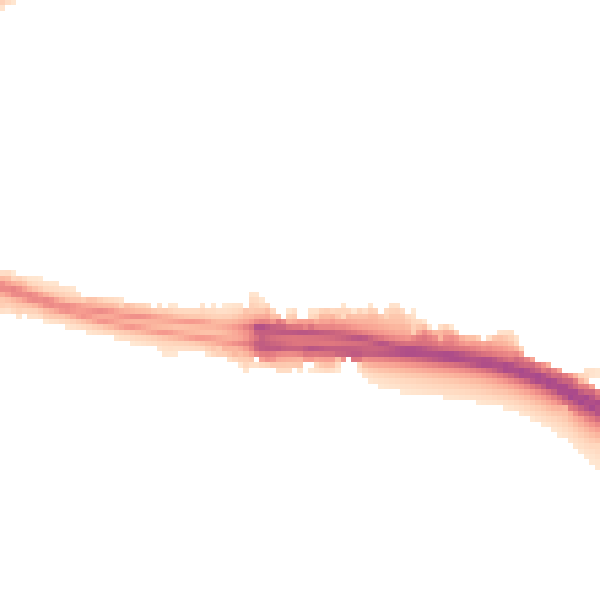 Night-time road noise heatmap for SO15 8PP