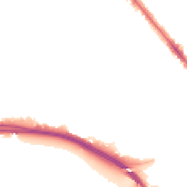 Night-time road noise heatmap for SO15 8RA