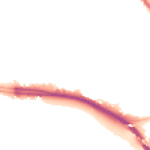 Night-time road noise heatmap for SO15 8RH