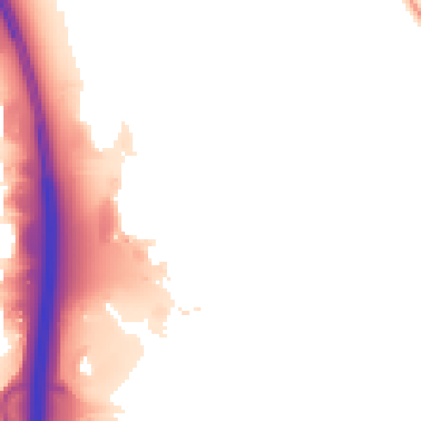 Night-time road noise heatmap for SO16 0AY