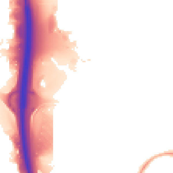 Night-time road noise heatmap for SO16 0AZ