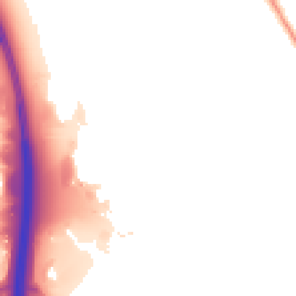 Night-time road noise heatmap for SO16 0BQ