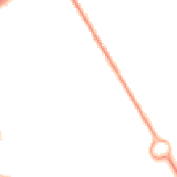 Night-time road noise heatmap for SO16 0BS