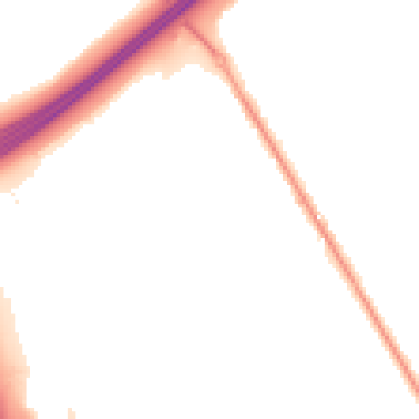 Night-time road noise heatmap for SO16 0RD