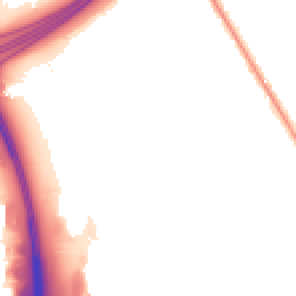 Night-time road noise heatmap for SO16 0TB
