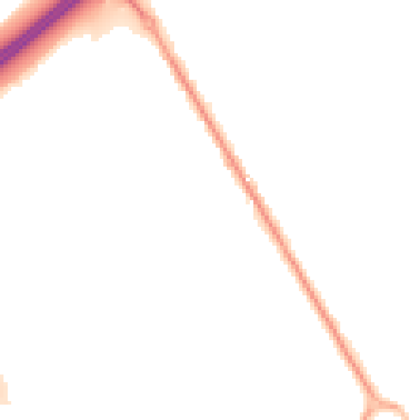 Night-time road noise heatmap for SO16 0UX