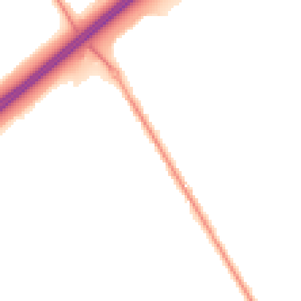 Night-time road noise heatmap for SO16 0WD