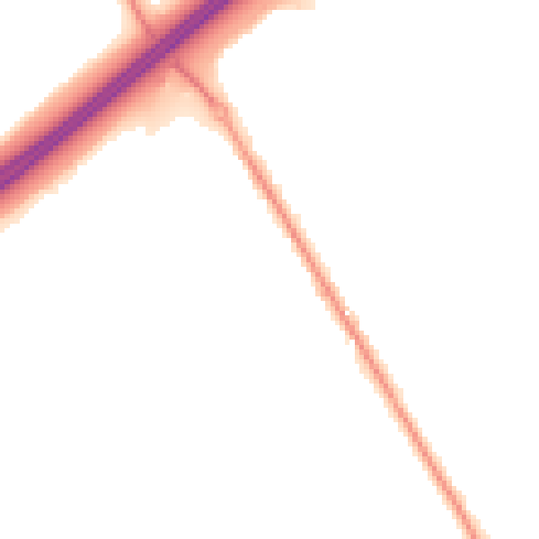 Night-time road noise heatmap for SO16 0XB