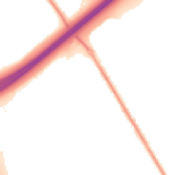 Night-time road noise heatmap for SO16 0XG