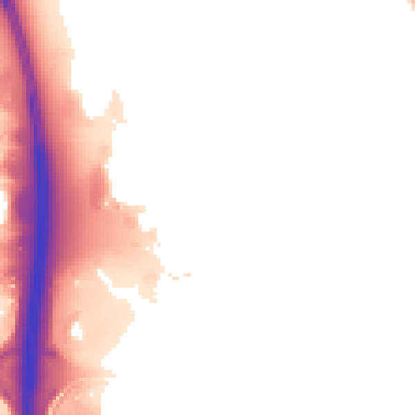 Night-time road noise heatmap for SO16 0XP