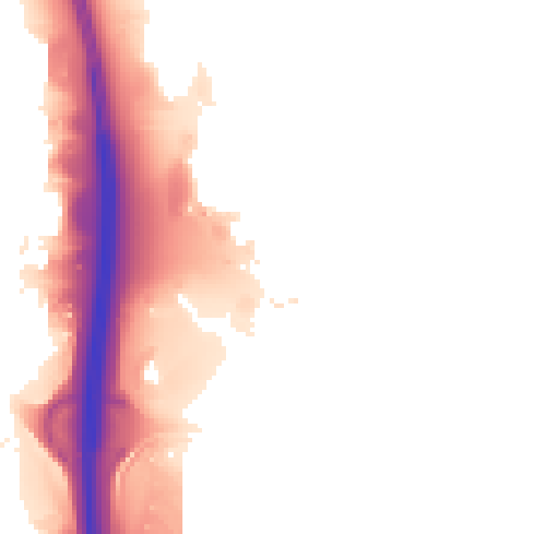 Night-time road noise heatmap for SO16 0XQ