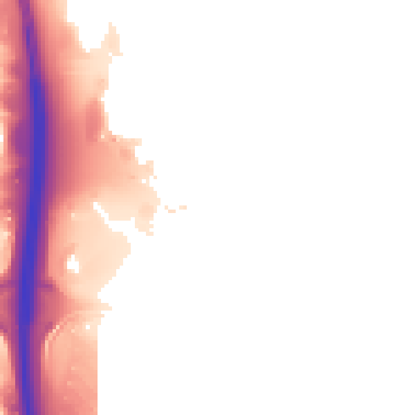 Night-time road noise heatmap for SO16 0XS